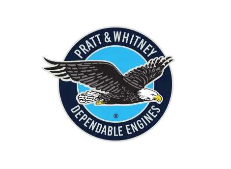 Logo Pratt & Whitney avec un aigle